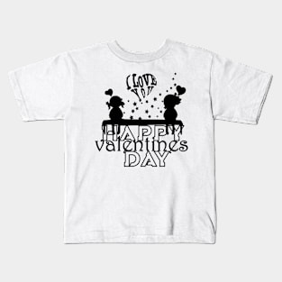 valentines day by chakibium Kids T-Shirt